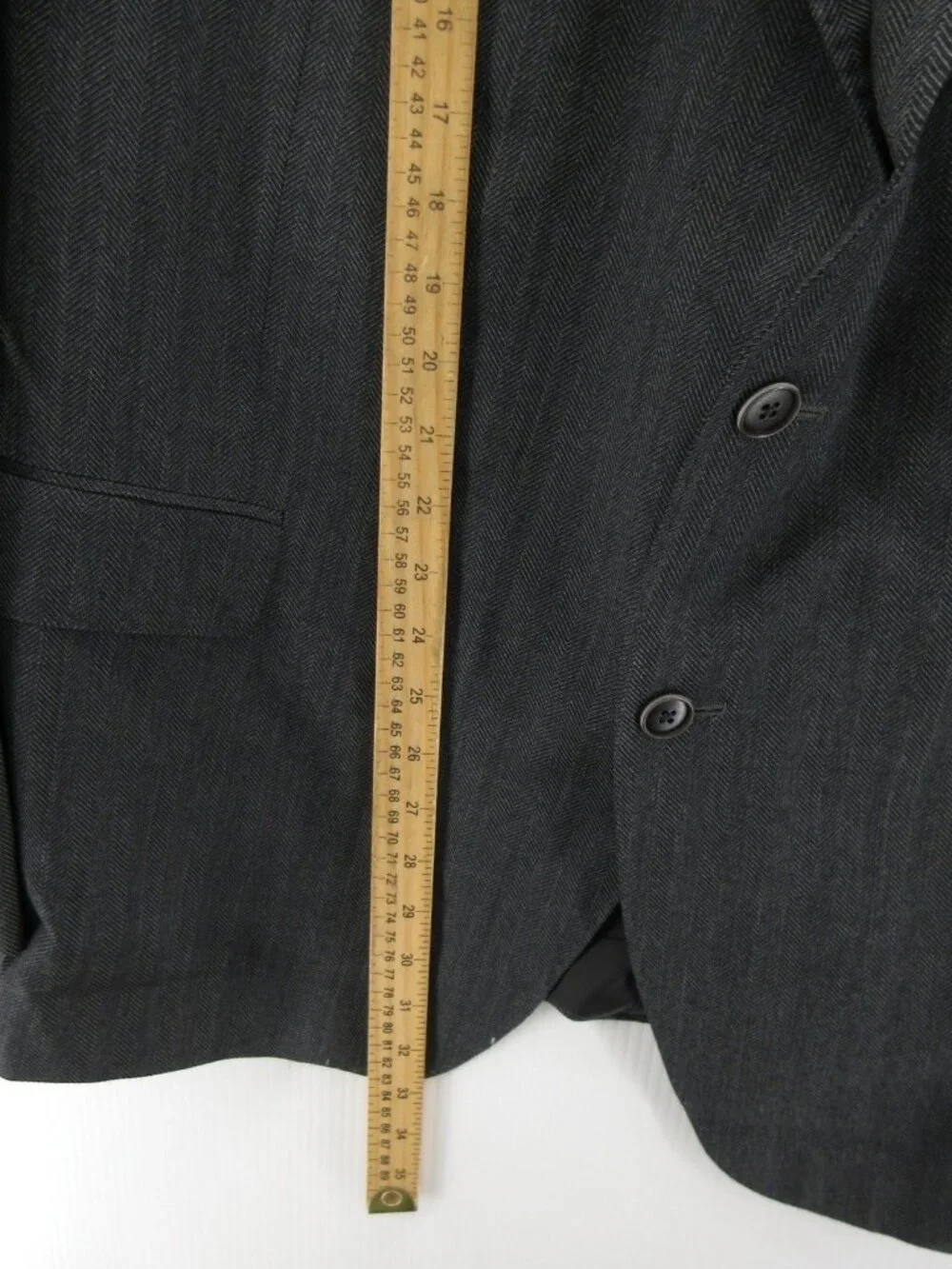Samuelsohn Sport Coat 52 Blazer Wool Blend Herringbone Jacket Lined NEW